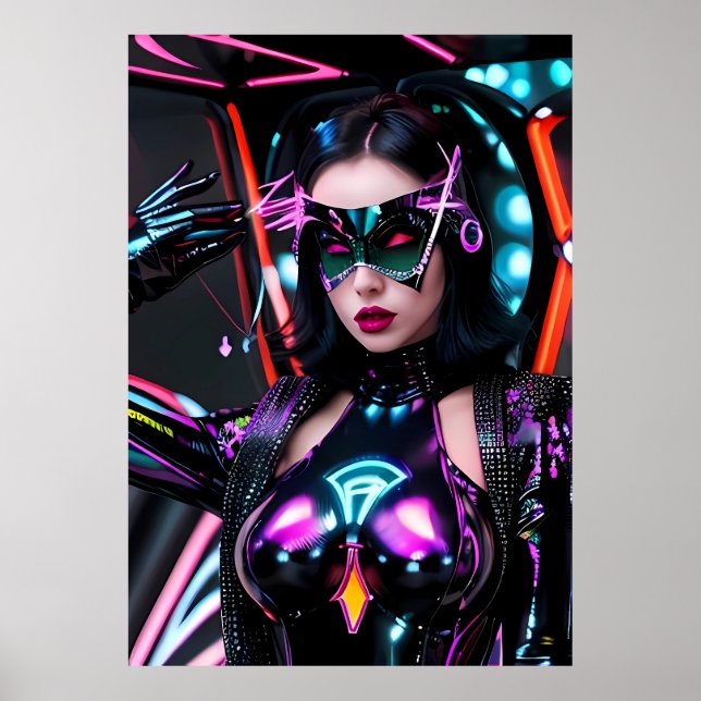 But the Mask Was Her Face Poster (Framsidan)
