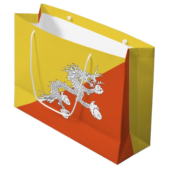 Butan flagga (Framsidan Vinklad)