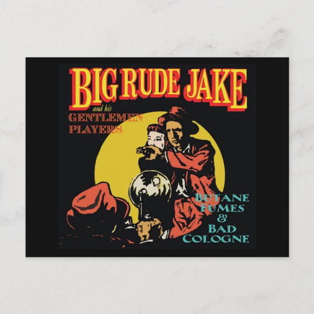 Butan Fumes & Bad Cologne Album Cover Vykort (Framsida)