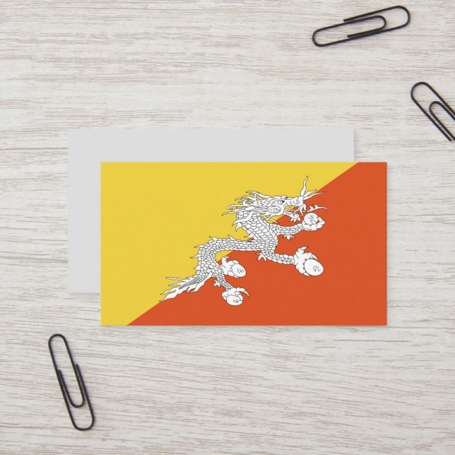 Butane flagga visitkort (Fram/Back In Situ)