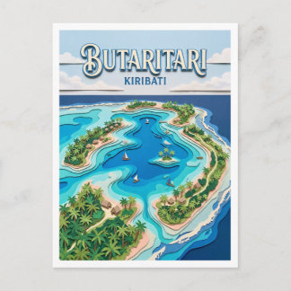 Butaritari Atoll Lagun Kiribati Vykort