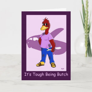Butch Anka: Lesbisk Birthday Kort