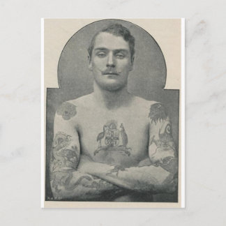 Butch Bruce, tatuerad australisk sjöman Vykort