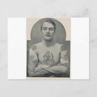 Butch Bruce, tatuerad australisk sjöman Vykort