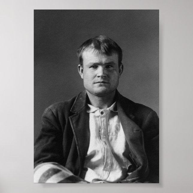 Butch Cassidy Mugshot Poster (Framsidan)