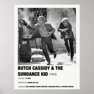 Butch Cassidy och Sundance Kid 1969 Alternat Poster