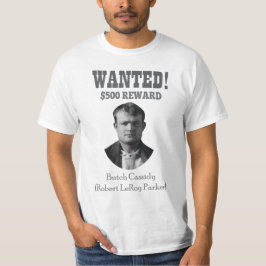 Butch Cassidy Wanted 🚨 Vilda western Outlaw USA T Shirt