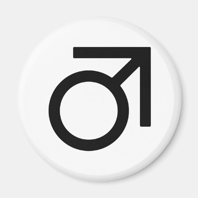 Butch-könssymbol Magnet (Framsidan)