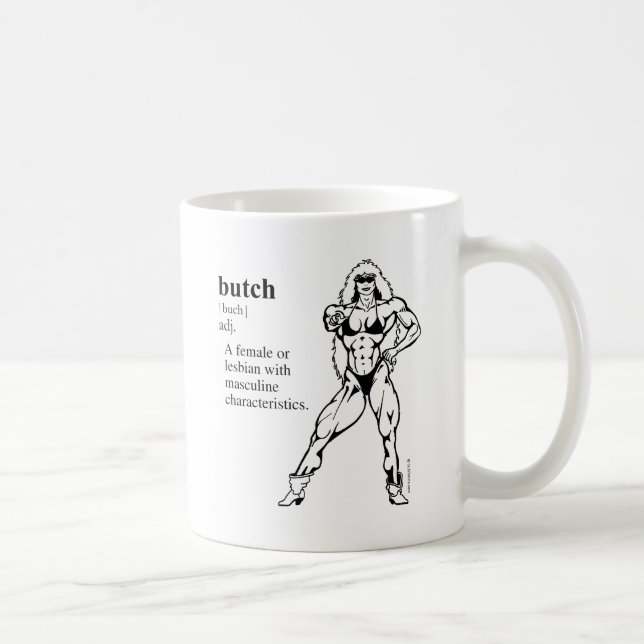BUTCH (lesbisk) Kaffemugg (Höger)