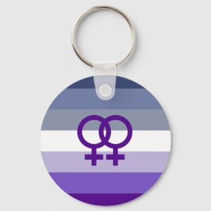 Butch Lesbisk Kärlek WLW Pride Nyckelring