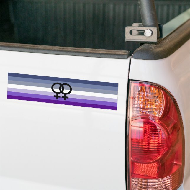 Butch Lesbisk Pride Bumper Sticker Bildekal (På lastbil)