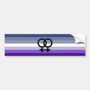 Butch Lesbisk Pride Bumper Sticker Bildekal