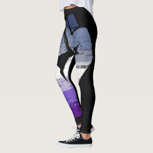 Butch Lesbisk Pride Fist Leggings