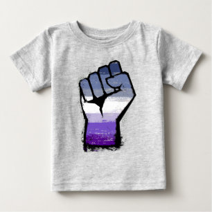 Butch Lesbisk Pride Fist T Shirt