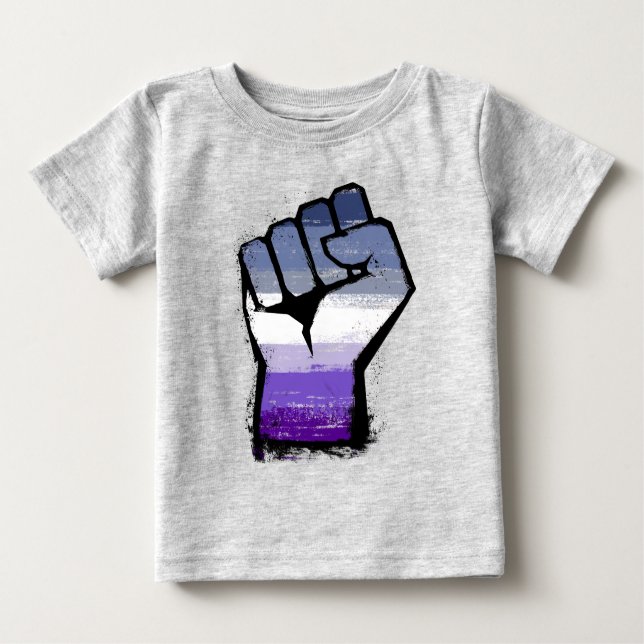 Butch Lesbisk Pride Fist T Shirt (Framsida)