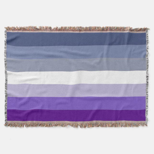 Butch Lesbisk Pride Flagga Filt (Framsidan)