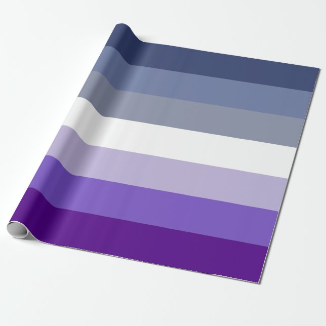 Butch Lesbisk Pride Flagga Presentpapper (Utrullad)
