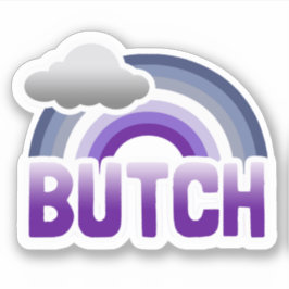 Butch Lesbisk Pride Sticker Klistermärken