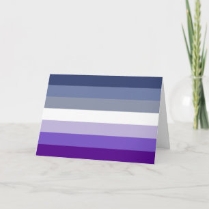 Butch Lesbisk Prideflagga Helgkort