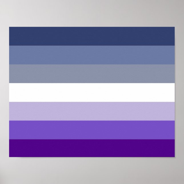 Butch Lesbisk Prideflagga Poster (Framsidan)