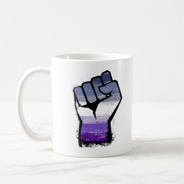 Butch Lesbisk Stolthet Knut Kaffemugg (Vänster)