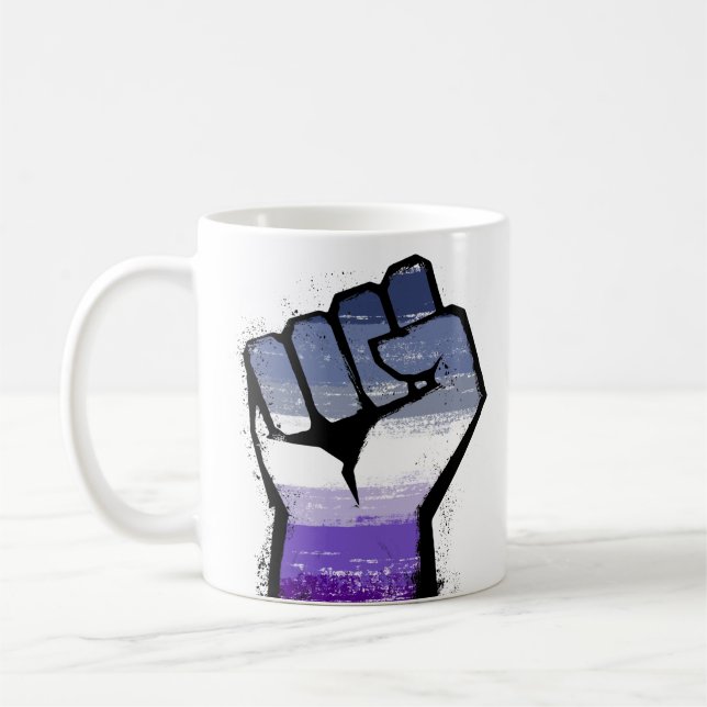 Butch Lesbisk Stolthet Knut Kaffemugg (Vänster)