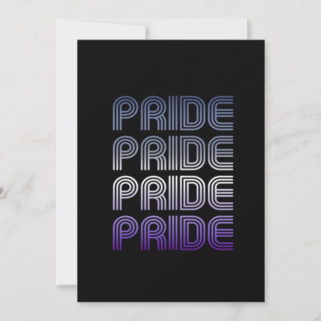Butch Retro Pride Julkort (Framsida)