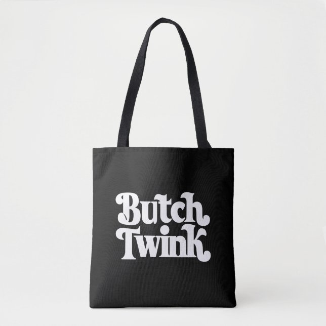 Butch Twink HBTQ-prismånad Tygkasse (Framsida)