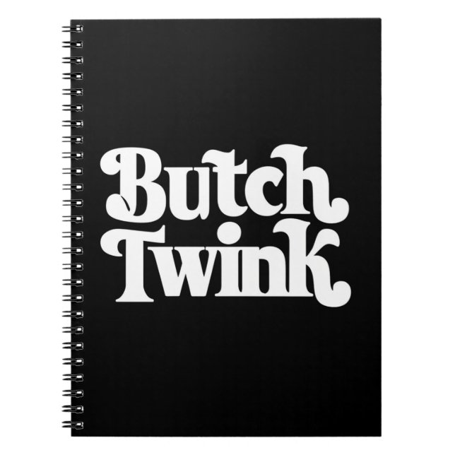 Butch Twink LGBTQ Pride Månad Anteckningsbok (Framsidan)