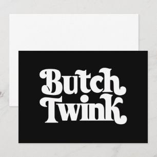 Butch Twink LGBTQ Pride Månad Inbjudningar
