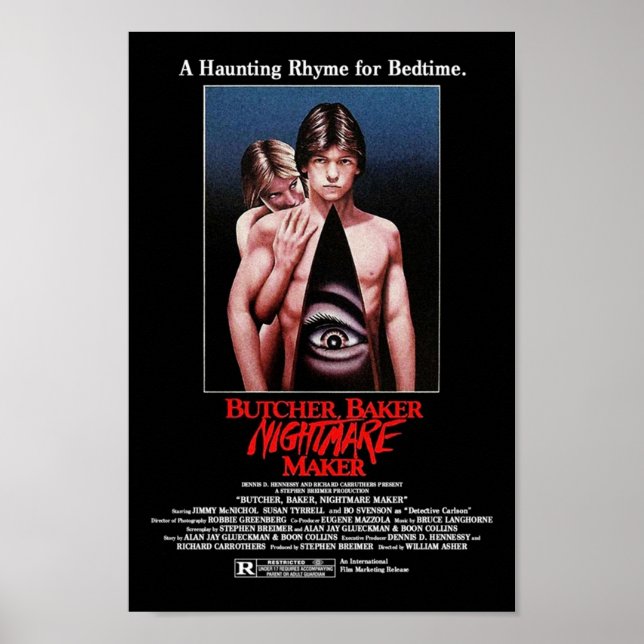 BUTCHER BAKER NIGHTMARE MAKER POSTER (Framsidan)