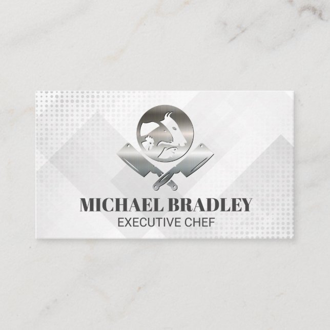 Butcher Knives | Cattle | Live Stock Visitkort (Framsida)