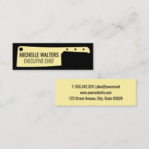 Butchers Cleaver Knivar Mini Visitkort