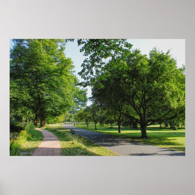 Bute Park, Cardiff, Wales. Poster (Framsidan)