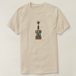 Buteljera upp och gå t shirt
