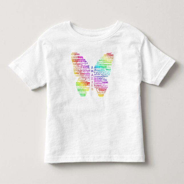 Buterfly utslagsplatsskjorta t-shirt (Framsida)