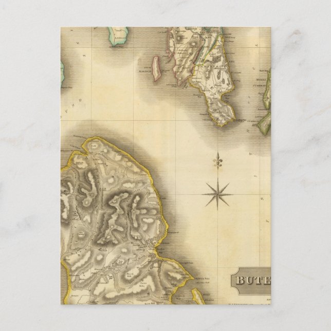 Buteshire Vykort (Framsida)