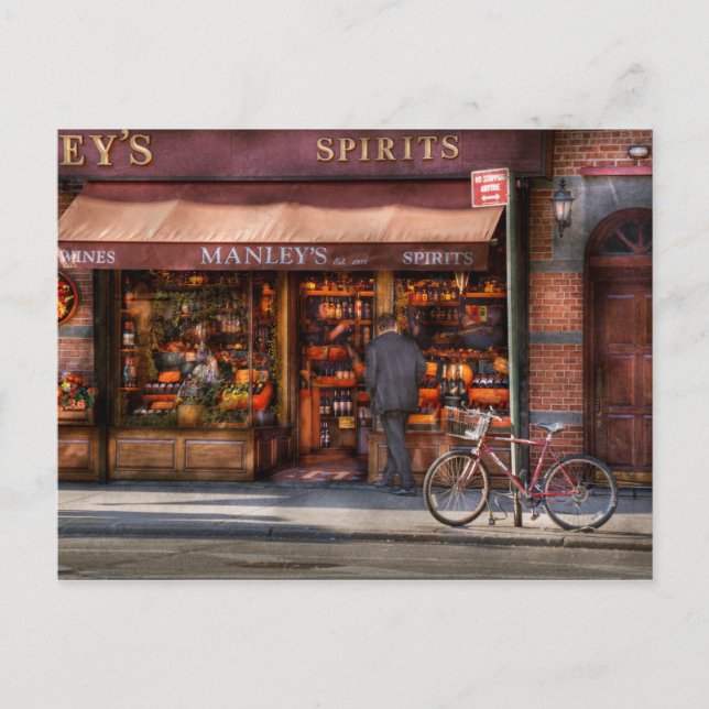 Butik - Vin - Vin och Sprit Est 1934 Vykort (Framsida)