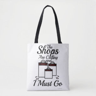 Butikerna kallar Coola Shopping Slogan Large Tygkasse