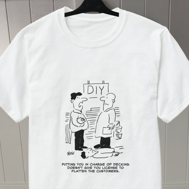 Butiksbutiksbutiksarbetare och butikshanterare t shirt (Skapare uppladdad)