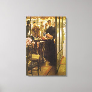 Butiksflickan av James Tissot, Victorian Fine Art Canvastryck