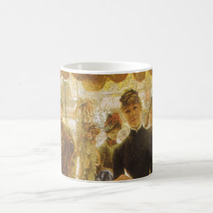 Butiksflickan av James Tissot, Victorian Fine Art Kaffemugg