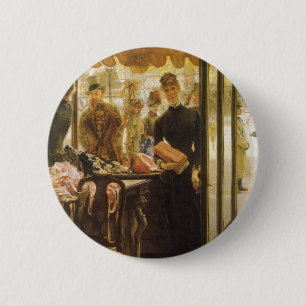 Butiksflickan av James Tissot, Victorian Fine Art Knapp
