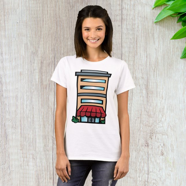 Butiksfront och kontorsbyggnad t shirt (Skapare uppladdad)