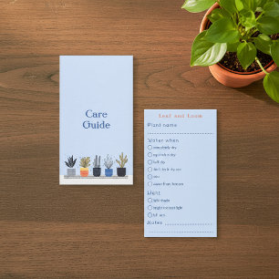 Butiksorder för roligt house Care Guide Tilläggskort