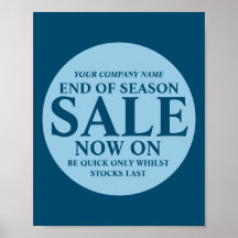 Butiksskylt för butikshandel (butik), blå cirkel