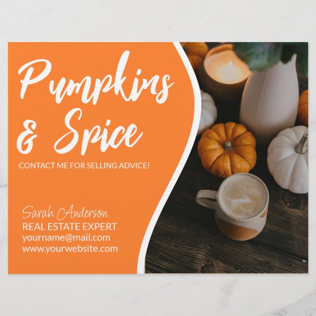 Butiksskylt för jordbrukscertifikat i Gods Agent Reklamblad (Framsidan)