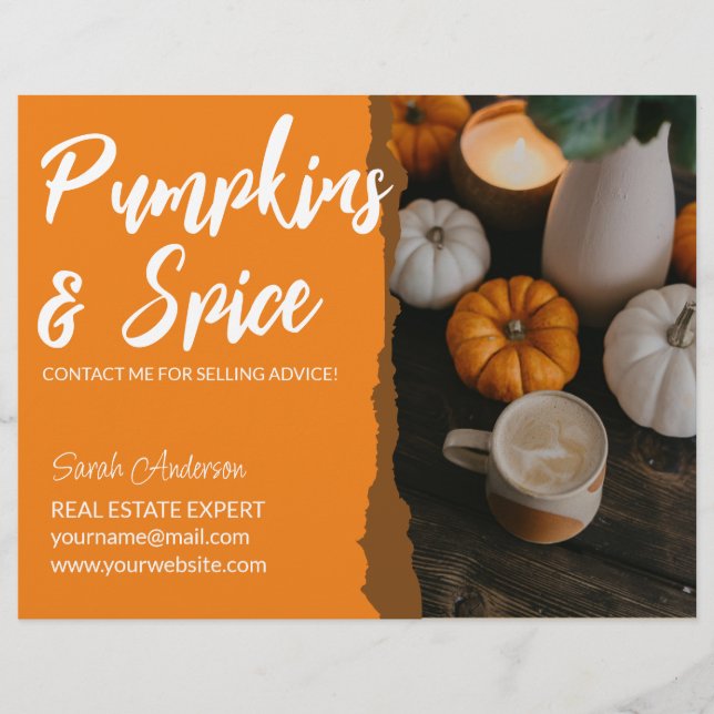 Butiksskylt för jordbrukscertifikat i Gods Agent Reklamblad (Framsidan)