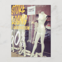 Butiksstängningsfönster Mannequins New York City N