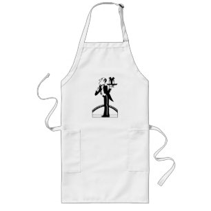 Butler apron långt förkläde